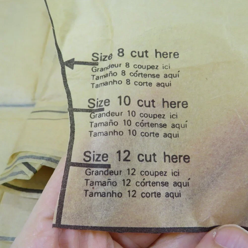 McCalls 7442 EASY Clothing Pattern size 8 Comb. B Dress